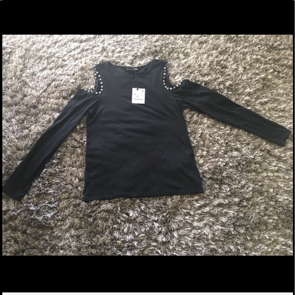 Zara black blouse
